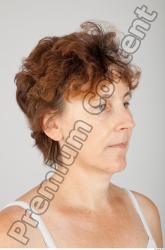 Head Woman White Slim Wrinkles Female Studio Poses